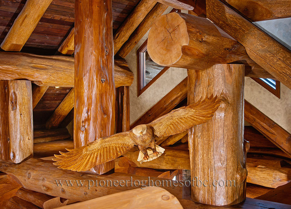 Custom Wood Carvings And Sculptures | Pioneer Log Homes Of BC