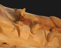 carving-cougar - wood carving