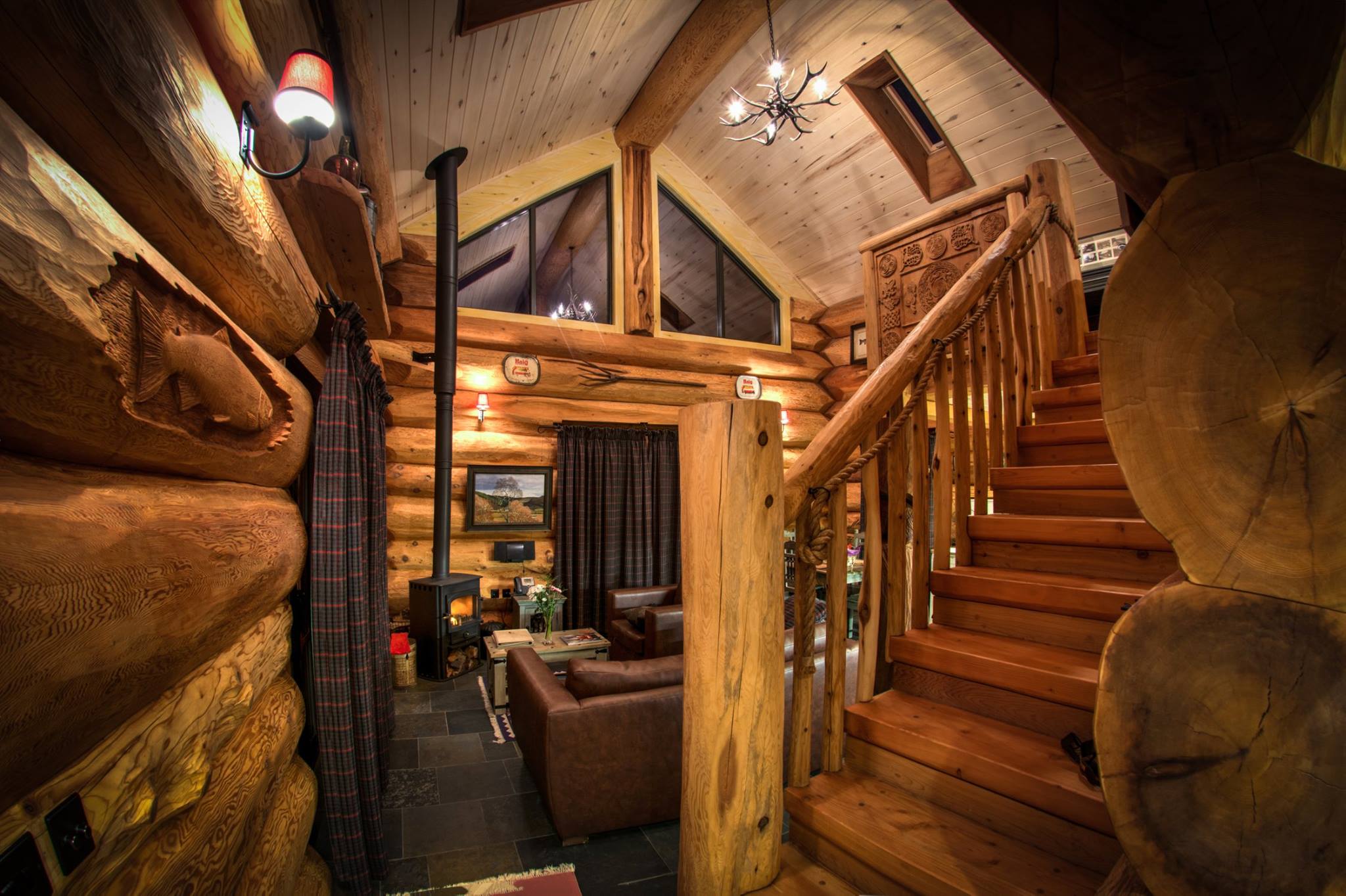 Eagle Brae Luxury Log Cabins Scotland Uk Pioneer Log