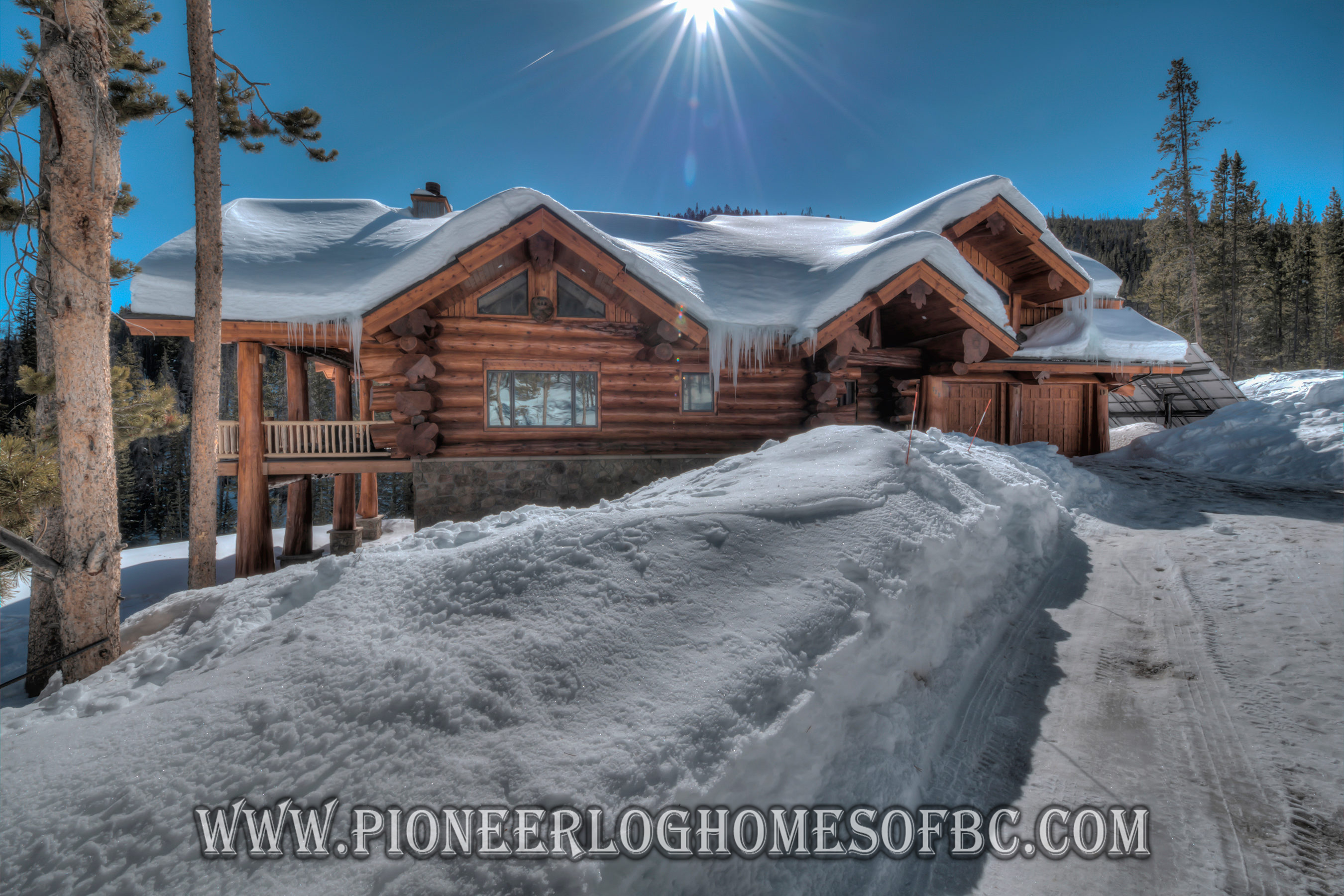 pioneer log homes bc canada