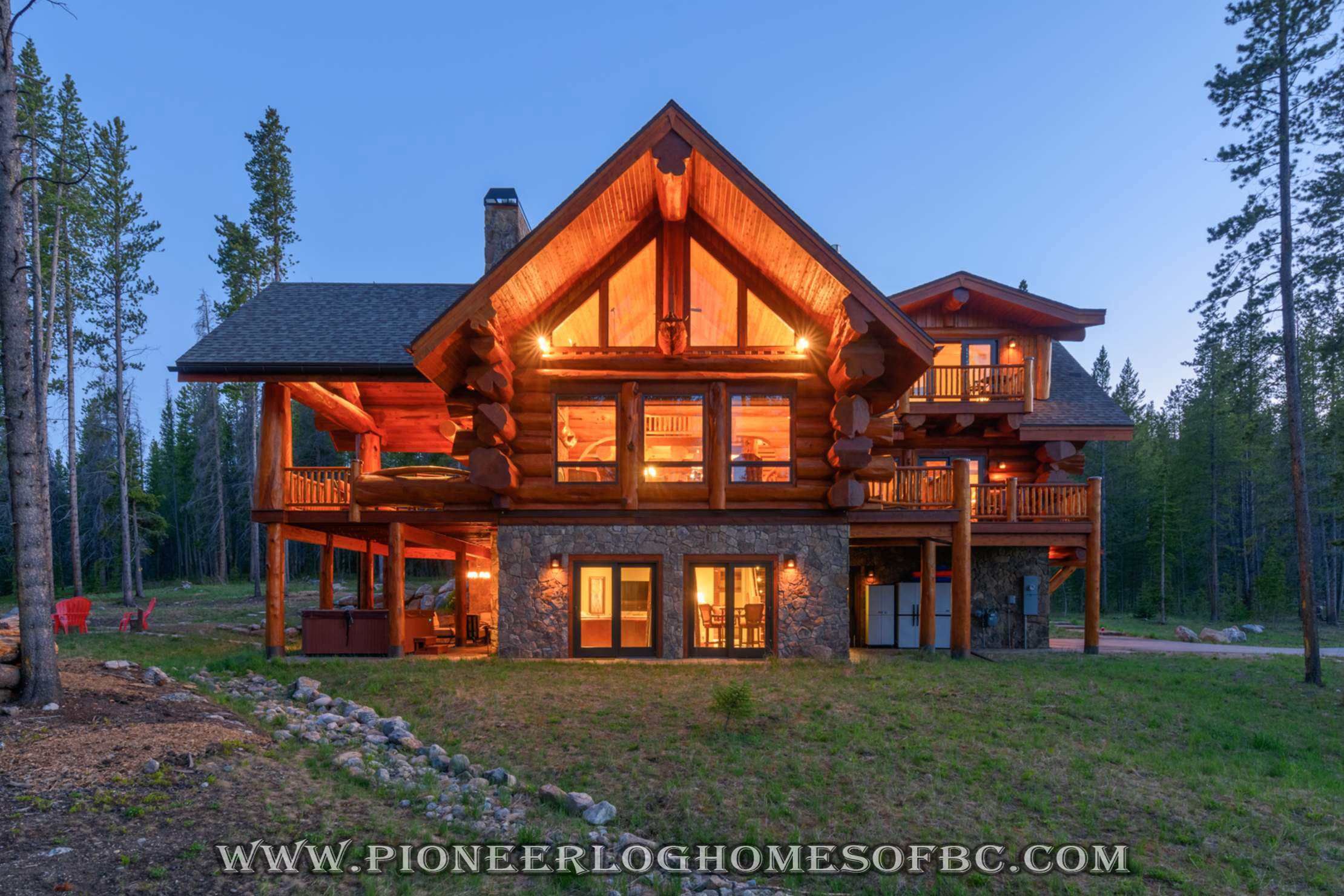 Custom Log Homes Picture Gallery Log Cabin Homes 