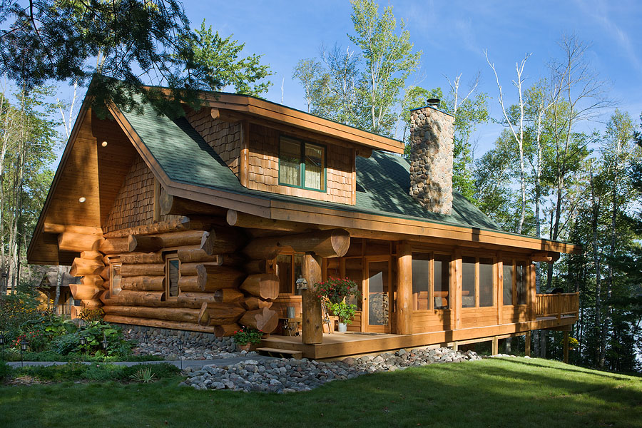 Custom Log Homes Picture Gallery | BC, Canada