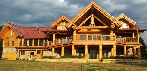 log home floor plan