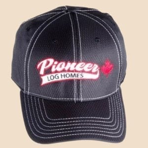 Pioneer Gear black hat black fitted ball cap