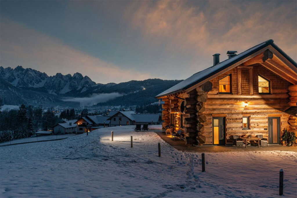 custom log home british columbia canada