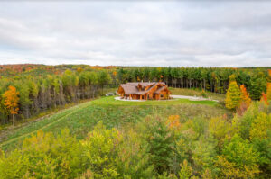 custom log homes canada