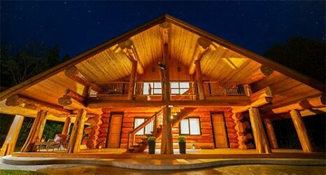 stella 4 plex - pioneer log homes floor plan